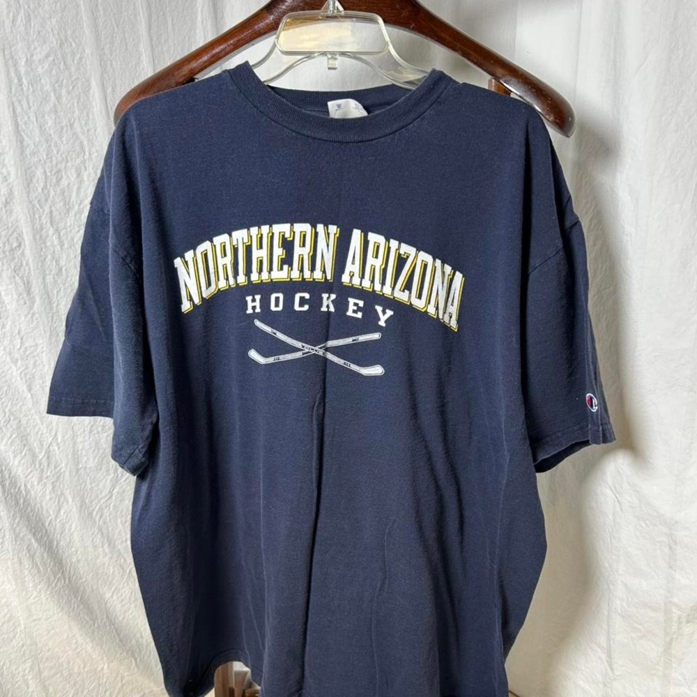 Navy blue Champion Arizona hockey tee XXL #hockey